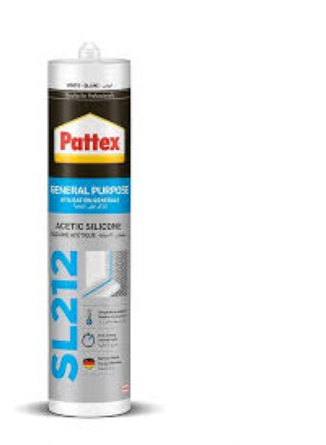 Pattex Clear Silicone Sealant 280ml – Heat Resistant - Image 1